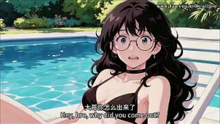 Beautiful Woman With Glasses Helps me. episode-3. AI-generated