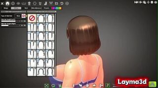 Anime hentai really oily body and cute fit body and cute ass which horny and really sexy outfit lady 3d in promative poses