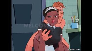 He Thought He Was Home Alone… Mop in the maid! Free Online porn -Hentai
