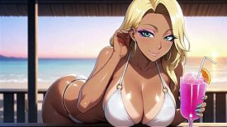 Tanned Gyaru Anime Babe Fucked In A Beach Cabana On A Hot Afternoon (ai-generated)