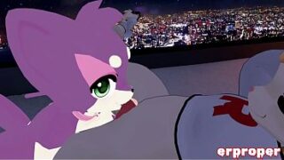 VR Chat Meowth Gets Sucked & Stroked by Purloin